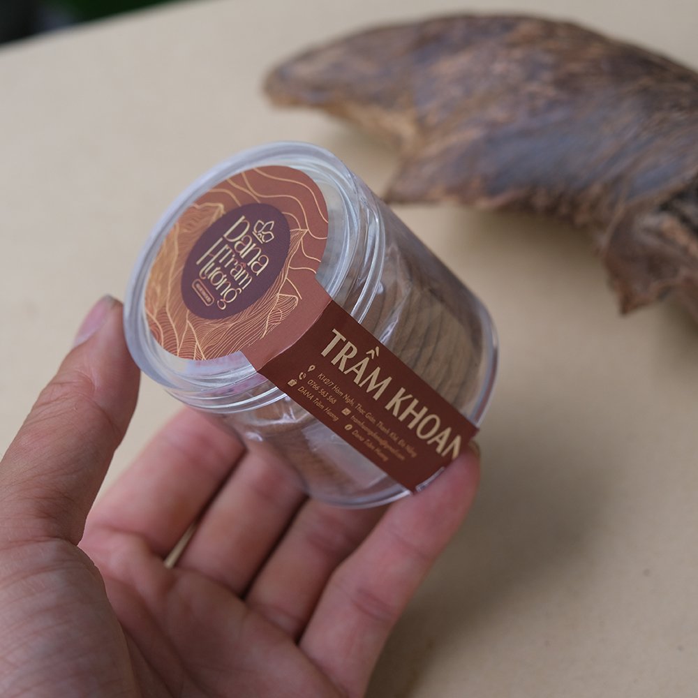 Trầm khoanh 2h  DANAI Thổ Sơn