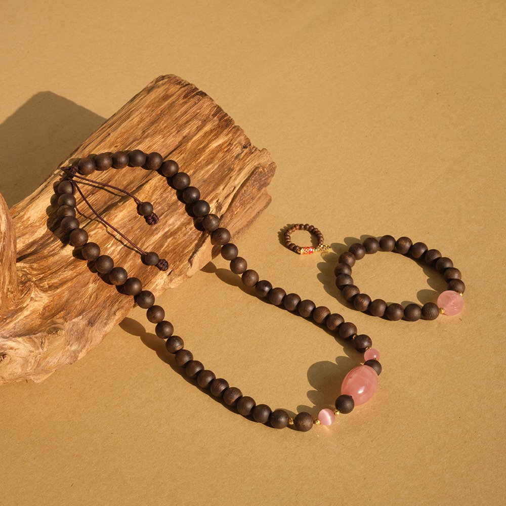 Bộ Trang Sức Trầm Hồng Diễm DANA