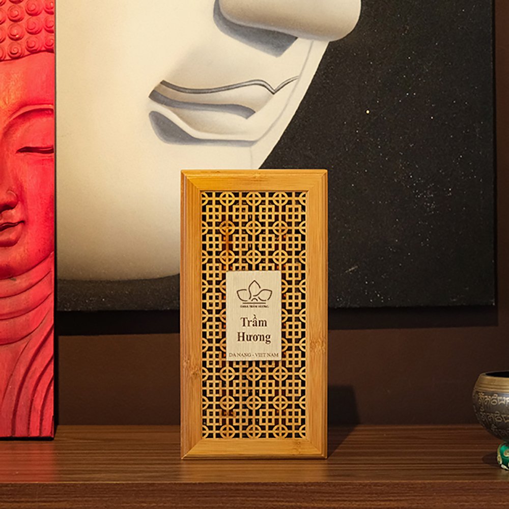 Bộ Đôi Tim Trầm DANA- Gỗ Ngà Voi Cao Cấp