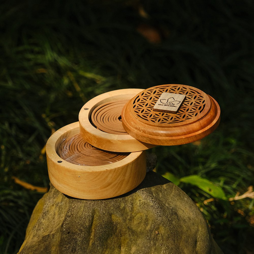 khoanh trầm 4h thượng hạng 2in1 gỗ ngà voi