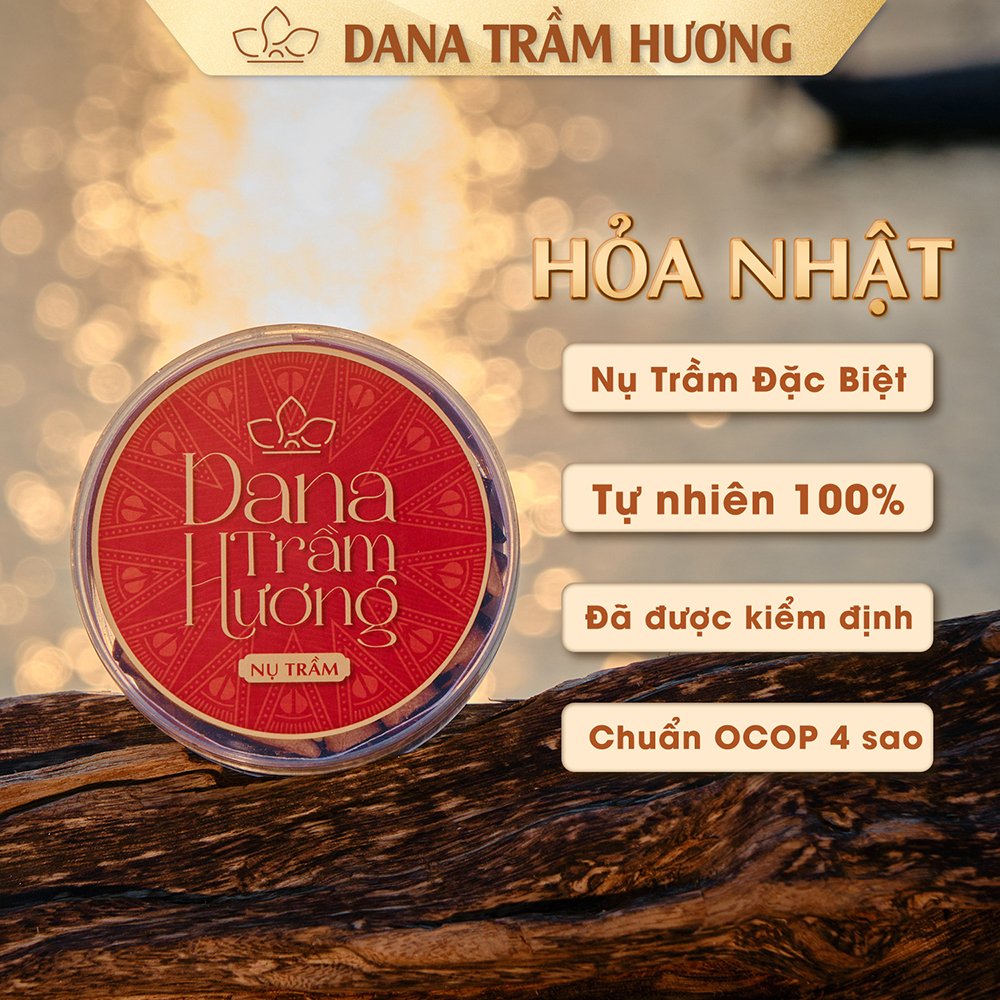 Nụ Trầm Hỏa Nhật DANA, thơm dịu, 20 viên