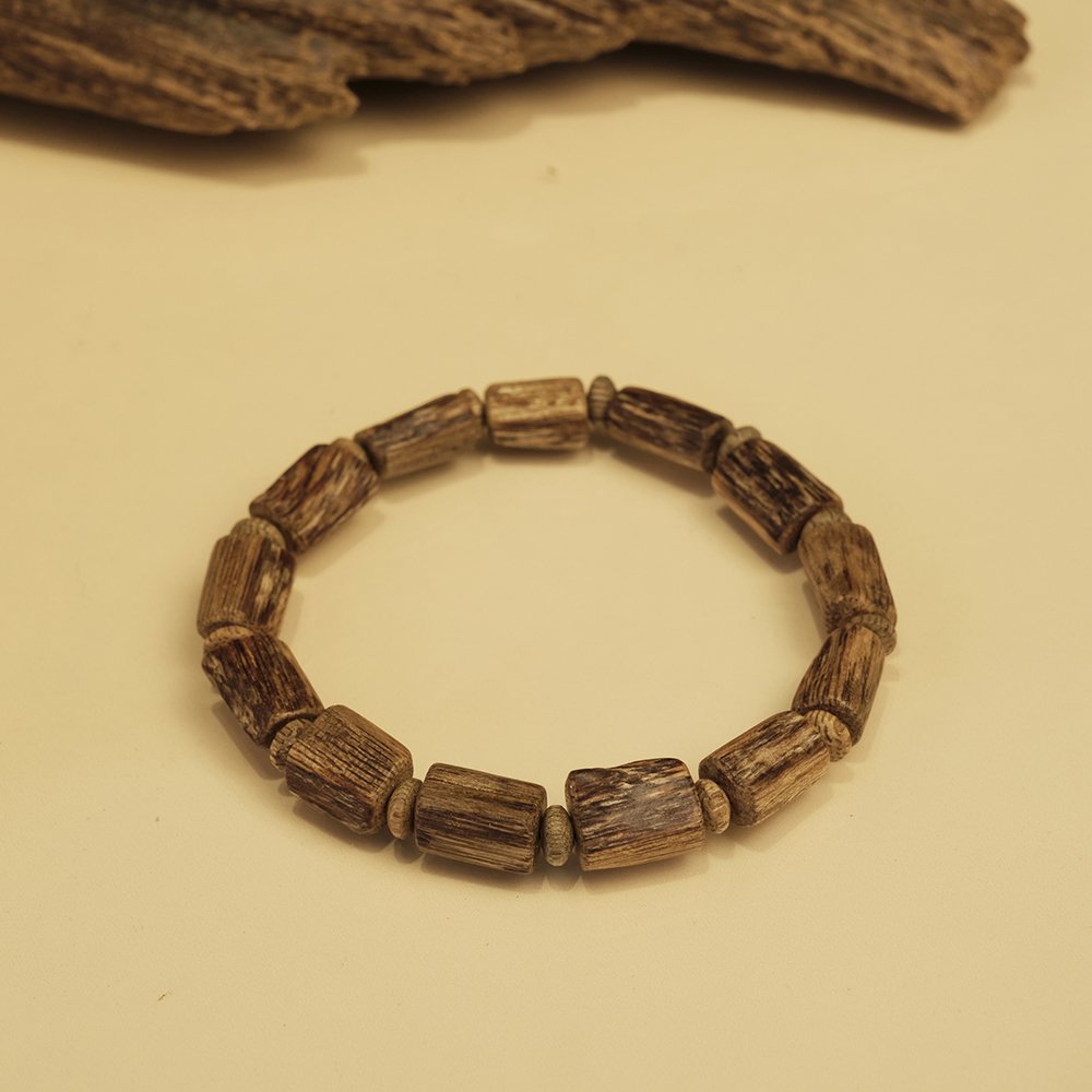 Vòng tay trầm hương -Trầm tự nhiên tốc kiến 6li / 7li - Trúc Hưng Vượng Phát