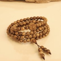Vòng tay trầm hương Liên Hoa -Trầm tốc vườn 6li 108 hạt