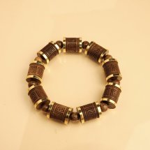 Vòng tay DANA Trầm Hương – trầm tốc vườn, khúc 12li Hồi Văn Trường Cát